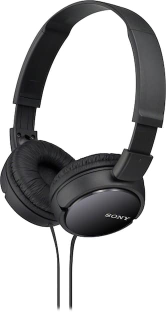 Sony ZX Series Wired On-Ear Headphones Black MDRZX110/B 