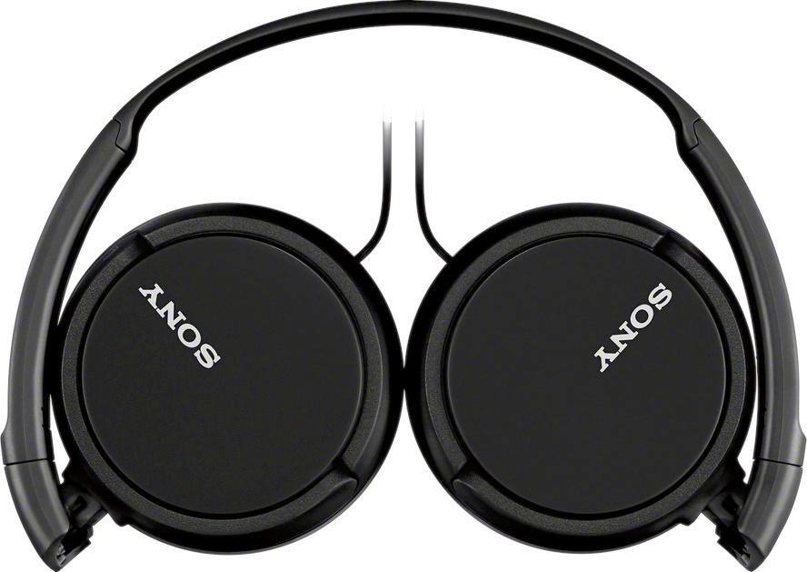 Alt View 11. Sony - ZX Series Wired On-Ear Headphones - Black.