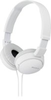 Sony - ZX Series Wired On-Ear Headphones - White - Front_Zoom