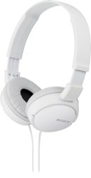 Sony - ZX Series Wired On-Ear Headphones - White - Front_Zoom
