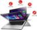 Alt View Zoom 11. Lenovo - Yoga 2 2-in-1 11.6" Touch-Screen Laptop - Intel Core i5 - 4GB Memory - 128GB Solid State Drive - Silver/Black.