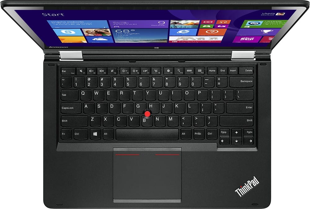 Alt View 10. Lenovo - Thinkpad Yoga 14 2-in-1 14" Touch-Screen Laptop - Intel Core i5 - 8GB Memory - 1TB+16GB Hybrid Drive - Black.
