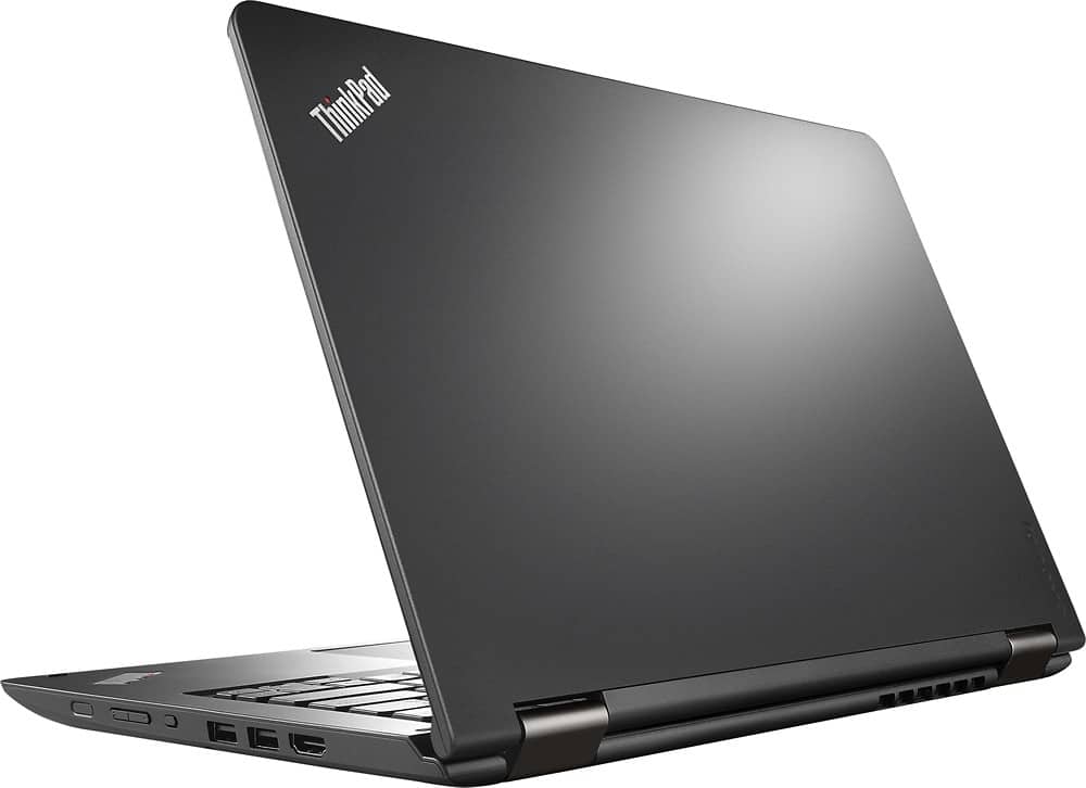 Alt View 1. Lenovo - Thinkpad Yoga 14 2-in-1 14" Touch-Screen Laptop - Intel Core i5 - 8GB Memory - 1TB+16GB Hybrid Drive - Black.