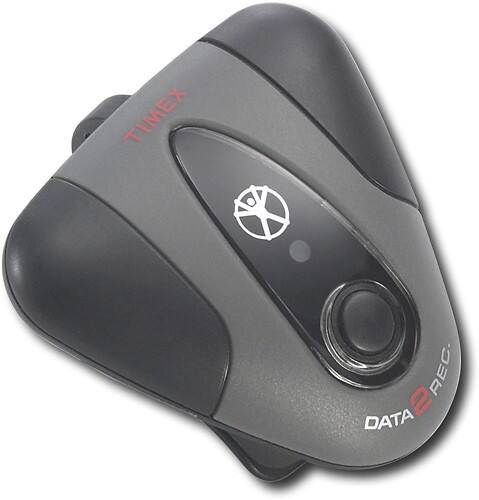 Angle Standard. Timex - Data Recorder 2 for Timex Heart Rate Monitors - Black/Gray.