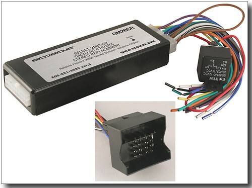 Front Standard. Scosche - Radio Replacement Interface for Select Cadillac CTS and SRX Vehicles.