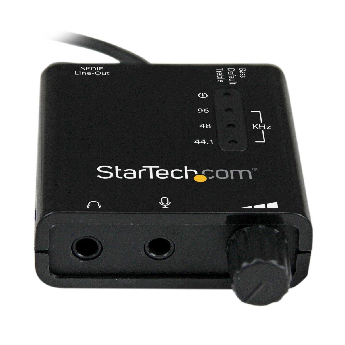 SPDIF Line-Out  
Bass Treble Default  
96 48 44.1 KHz  
StarTech.com