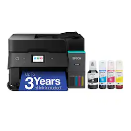 Epson - EcoTank ET-4950 Wireless All-in-One Color Supertank Inkjet Printer - Black