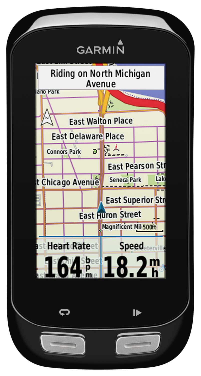 Best Buy Garmin Edge 1000 GPSEnabled Cycling Monitor Black 0100116100