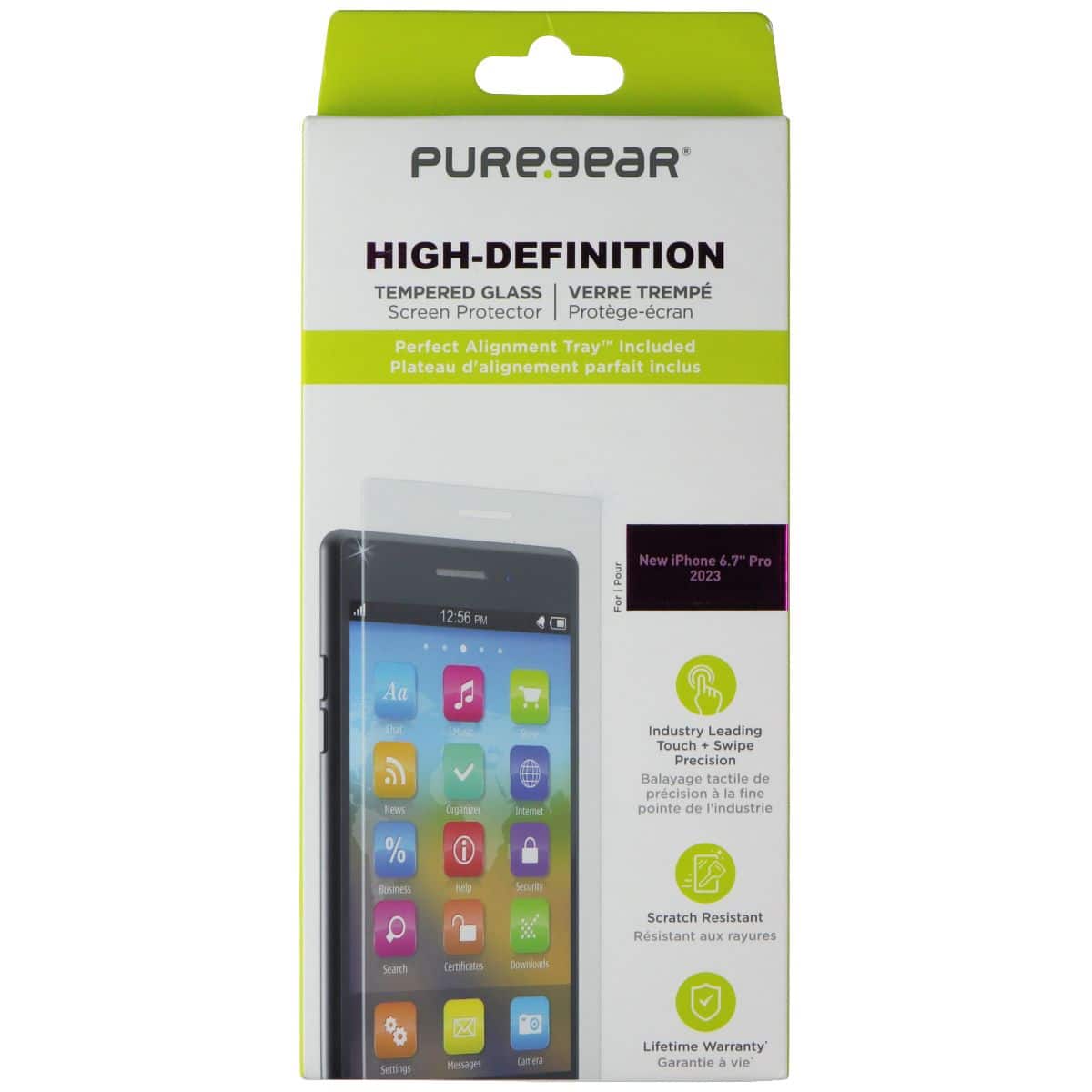 PureGear - High-Definition Tempered Glass for Apple iPhone 15 Pro Max - Clear price history on PriceWatchPro