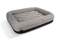Front. Bedgear - Performance Dog Bed - M/L - Gray.
