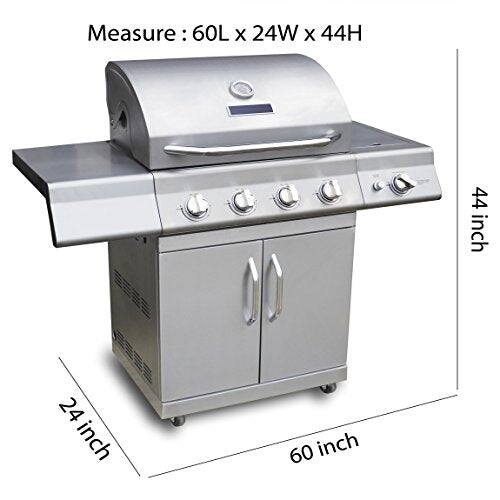 Measure: 60L x 24W x 44H  
44 inch  
24 inch  
60 inch