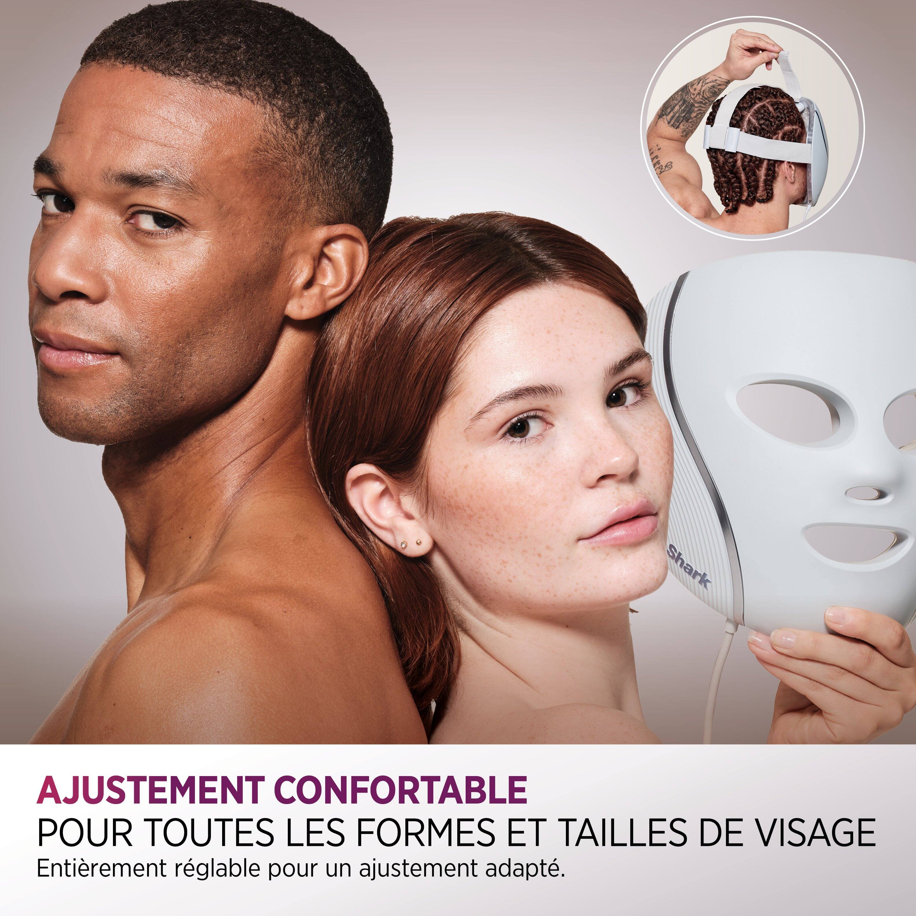 6233 Shark AJUSTEMENT CONFORTABLE POUR TOUTES LES FORMES ET TAILLES DE VISAGE  
Entièrement réglable pour un ajustement adapté.