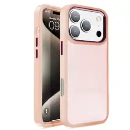 Entronix - iPhone 17 Pro Case - Translucent Frosted Matte for Ultimate Protection - Pink