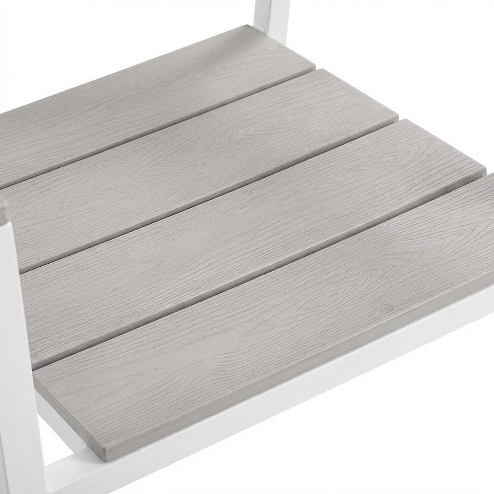 Alt View 1. Outdoor Escape - Outdoor Patio Dining Armchair Set Of 2 With Comfortable Backrests - Gray.