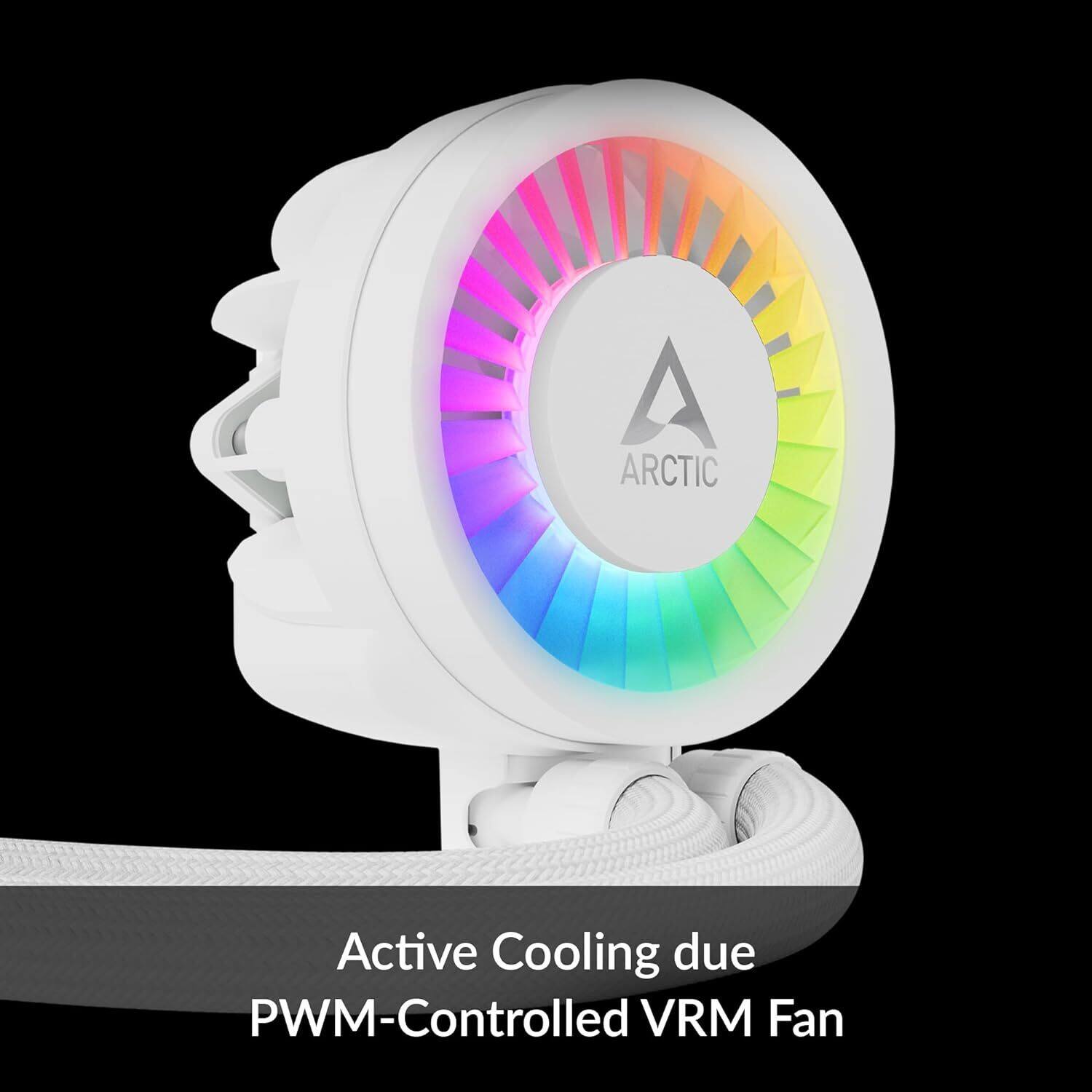 ARCTIC Active Cooling due PWM-Controlled VRM Fan