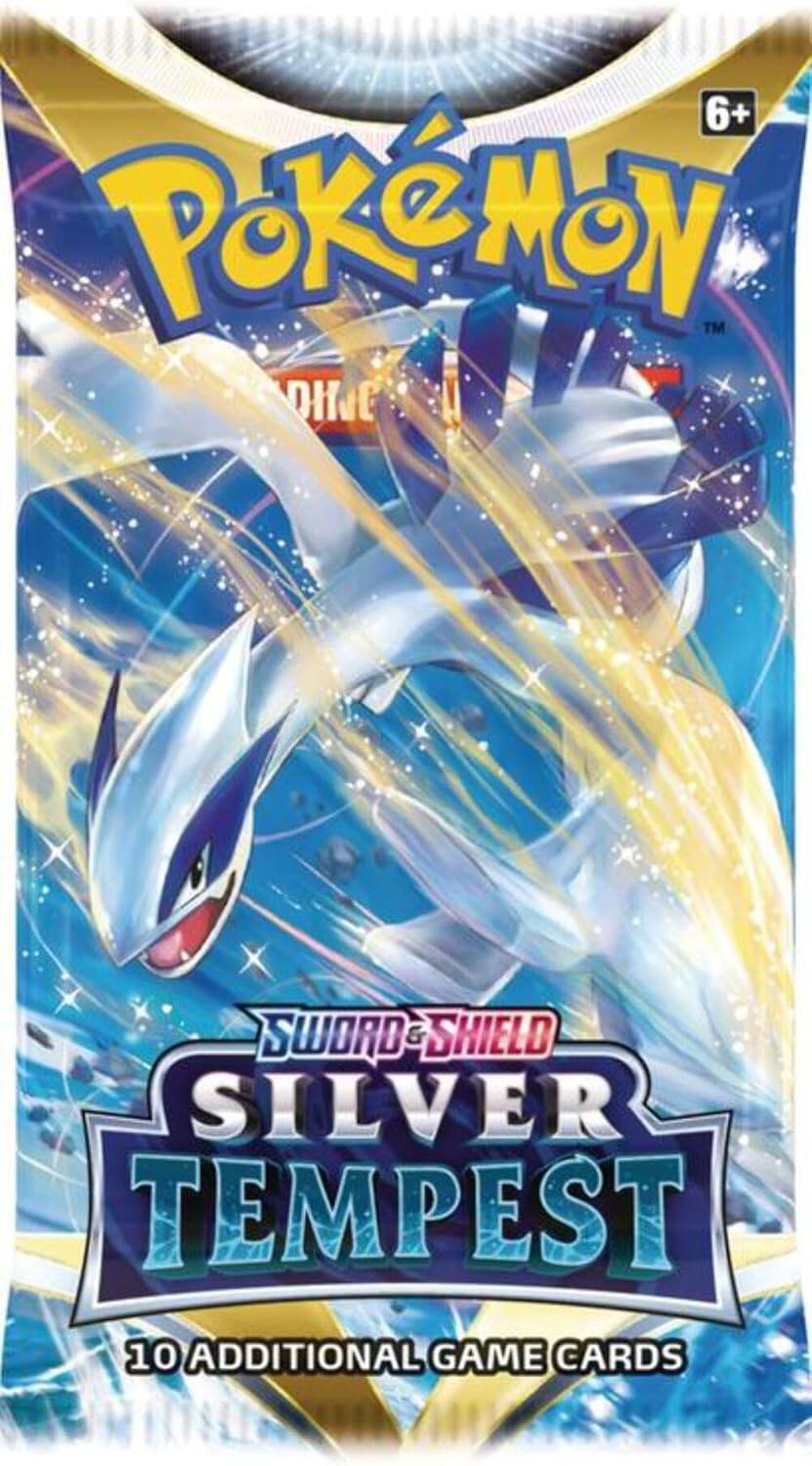 6+ Pokémon Sword & Shield Silver Tempest 10 Additional Game Cards