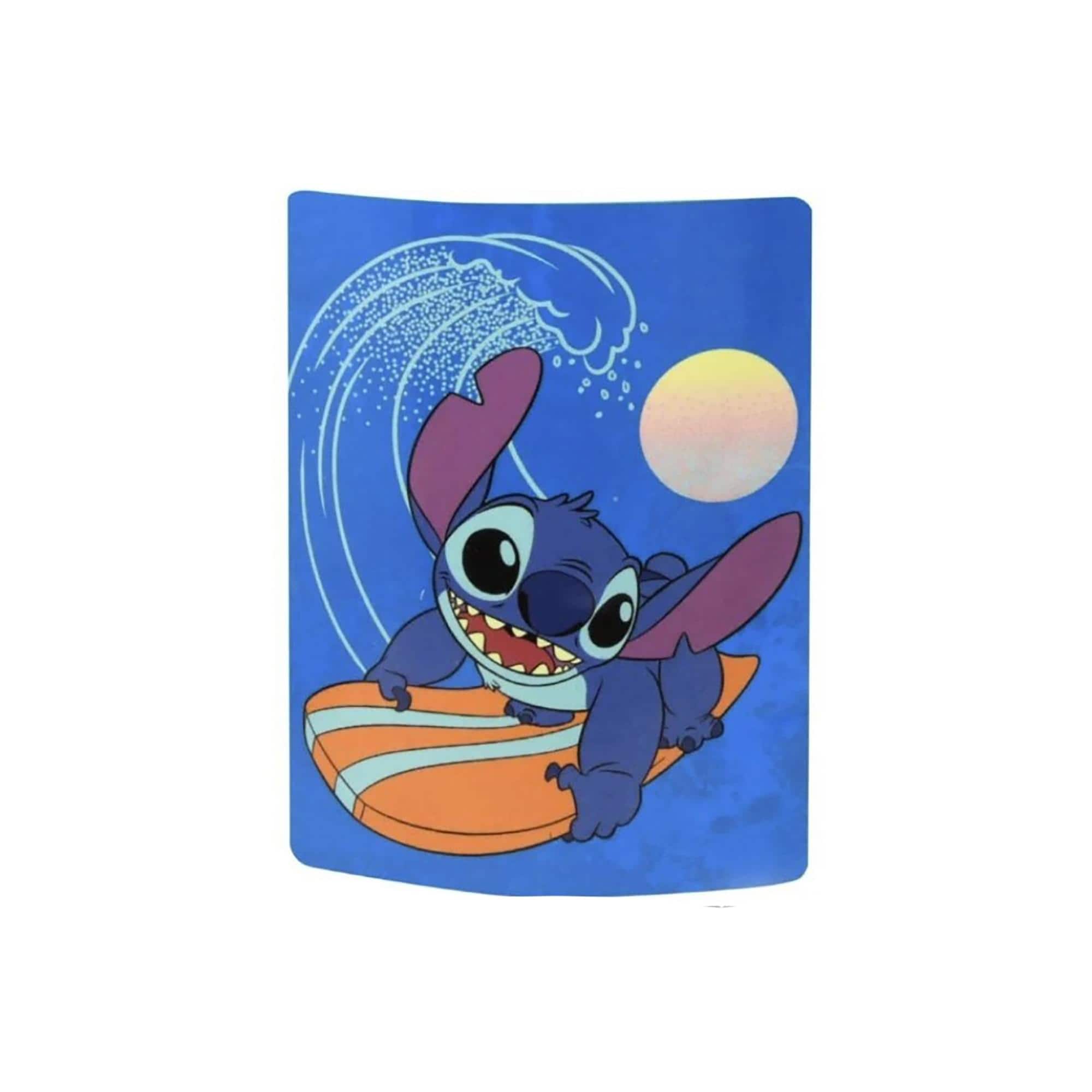 Disney - Lilo and Stitch 45 x 60 Inch Fleece Throw Blanket - Blue