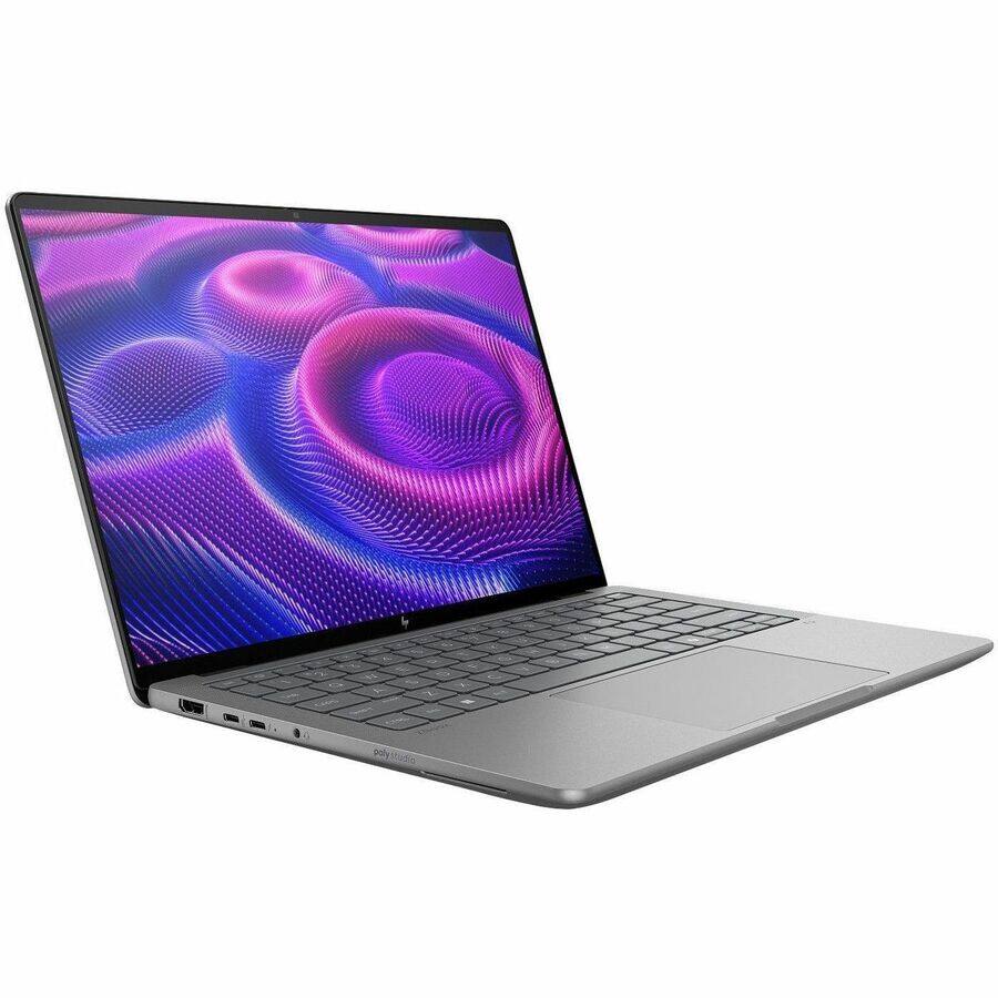 Alt View 3. HP - HP ZBook Ultra G1a 14" Mobile Workstation - WUXGA - AMD Ryzen AI MAX PRO 390 - 32 GB - 1 TB SSD - English Keyboard - Silver.