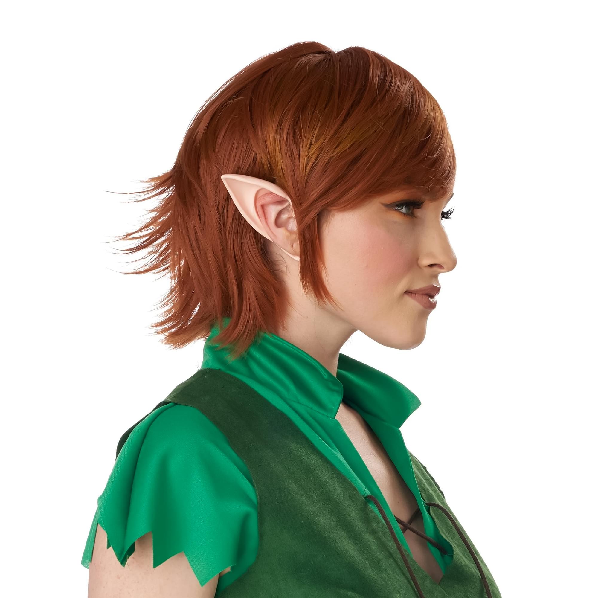 Alt View 1. California Costumes - Peter Pan Shag Wig - Red.