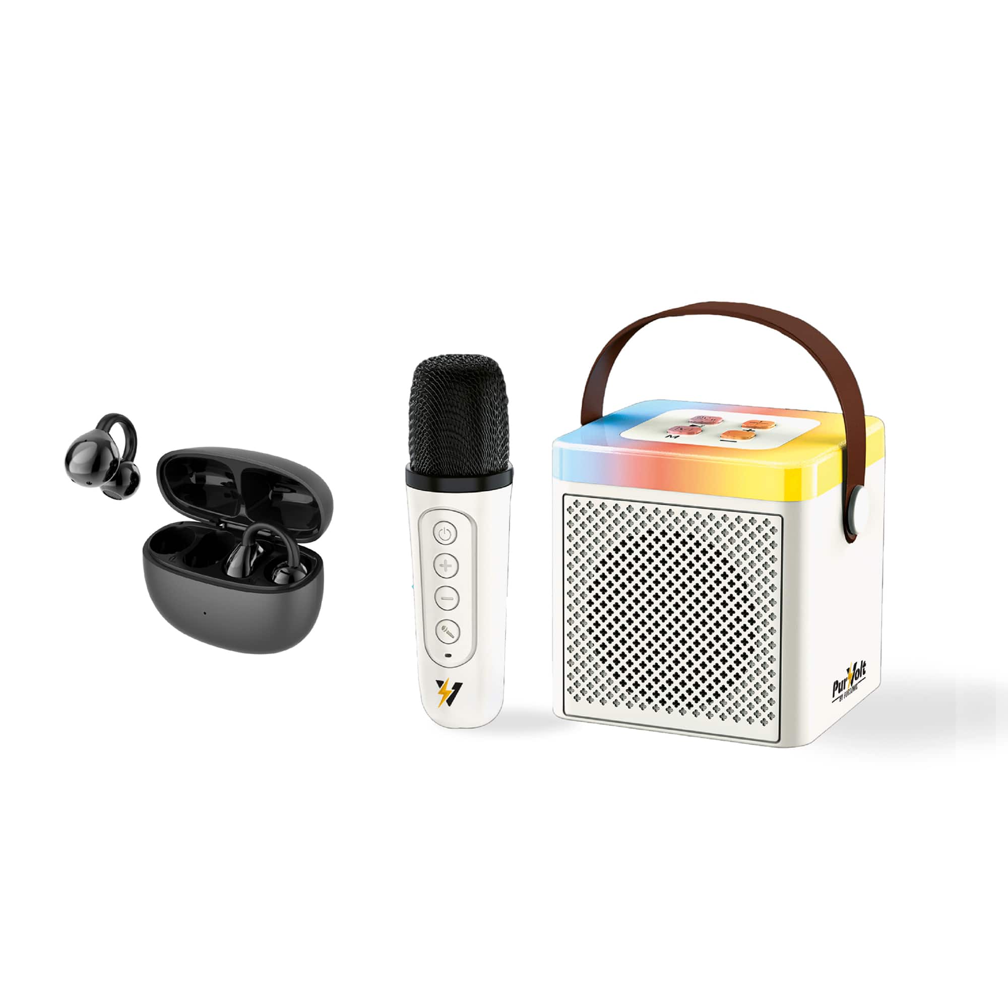 Pursonic - Ultimate Sound & Party Combo: Portable Karaoke Set & True Wireless Stereo Earbuds price history on PriceWatchPro