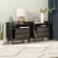 Alt View 12. Walker Edison - Boho Solid Wood Nightstand (set of 2) - Black.