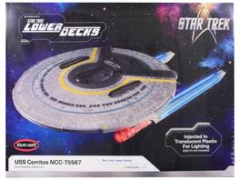Polar Lights - Skill 2 Model Kit USS Cerritos NCC-75567 Spacecraft Star Trek: Lower Decks (2020-2024) TV Series 1/1400 Scale Model - Multicolor