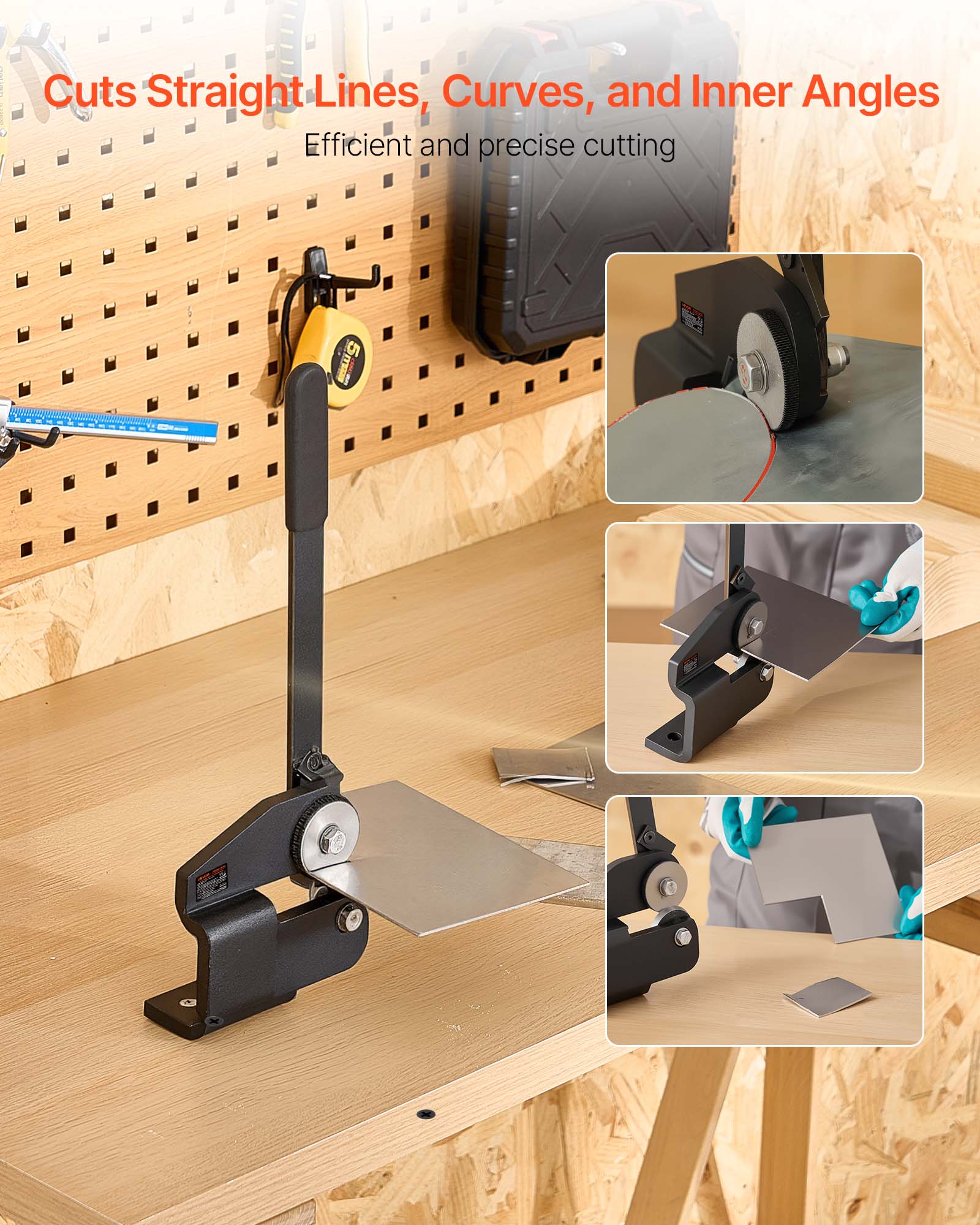 Cuts Straight Lines, Curves, and Inner Angles  
Efficient and precise cutting