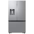 Samsung - 36 in. Wide Bespoke AI 31 cu. ft. Mega Capacity 3-Door French Door Refrigerator with External Water & Ice Dispenser - Stainless Steel