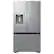 Front. Samsung - 36 in. Wide Bespoke AI 31 cu. ft. Mega Capacity 3-Door French Door Refrigerator with External Water & Ice Dispenser - Stainless Steel.