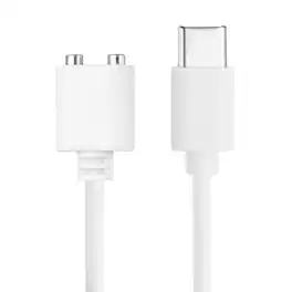 Unique Bargains - Magnetic TYPE-C DC Charger Cable, 7mm, 2.6ft, Type-C, Single Polarity - for Rechargeable Toys & Facial Cleanser - White