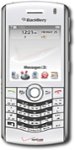 Front Standard. Verizon - BlackBerry Pearl 8130 Cell Phone - Silver.