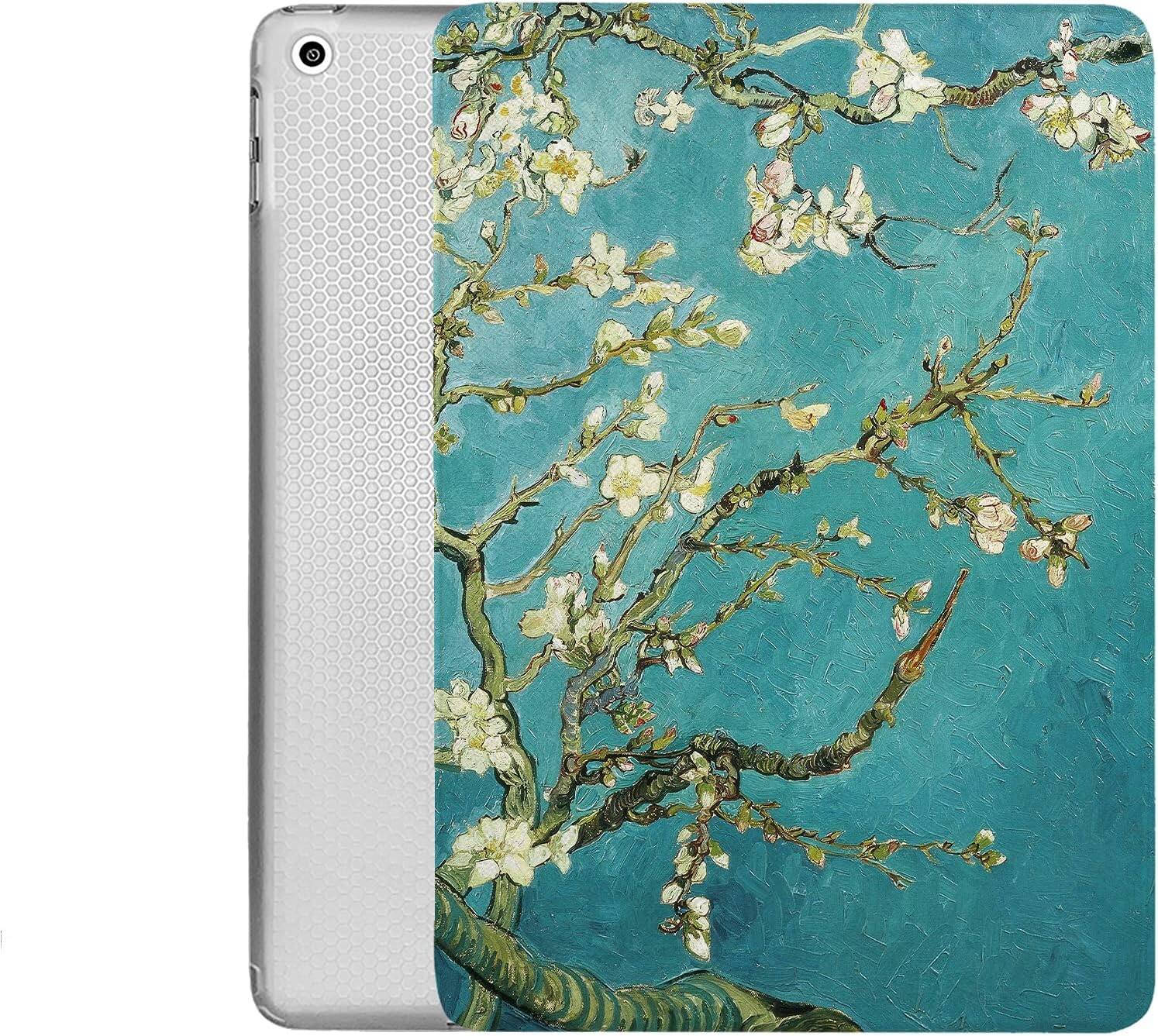 Front. DuraSafe Cases - iPad 9.7" 4th/3rd/2nd Gen 2012/2011 Lightweight Shockproof TPU Smart Cover A1395 A1396 A1397 A1416 A1430 A1403 A1458 - Blossom.