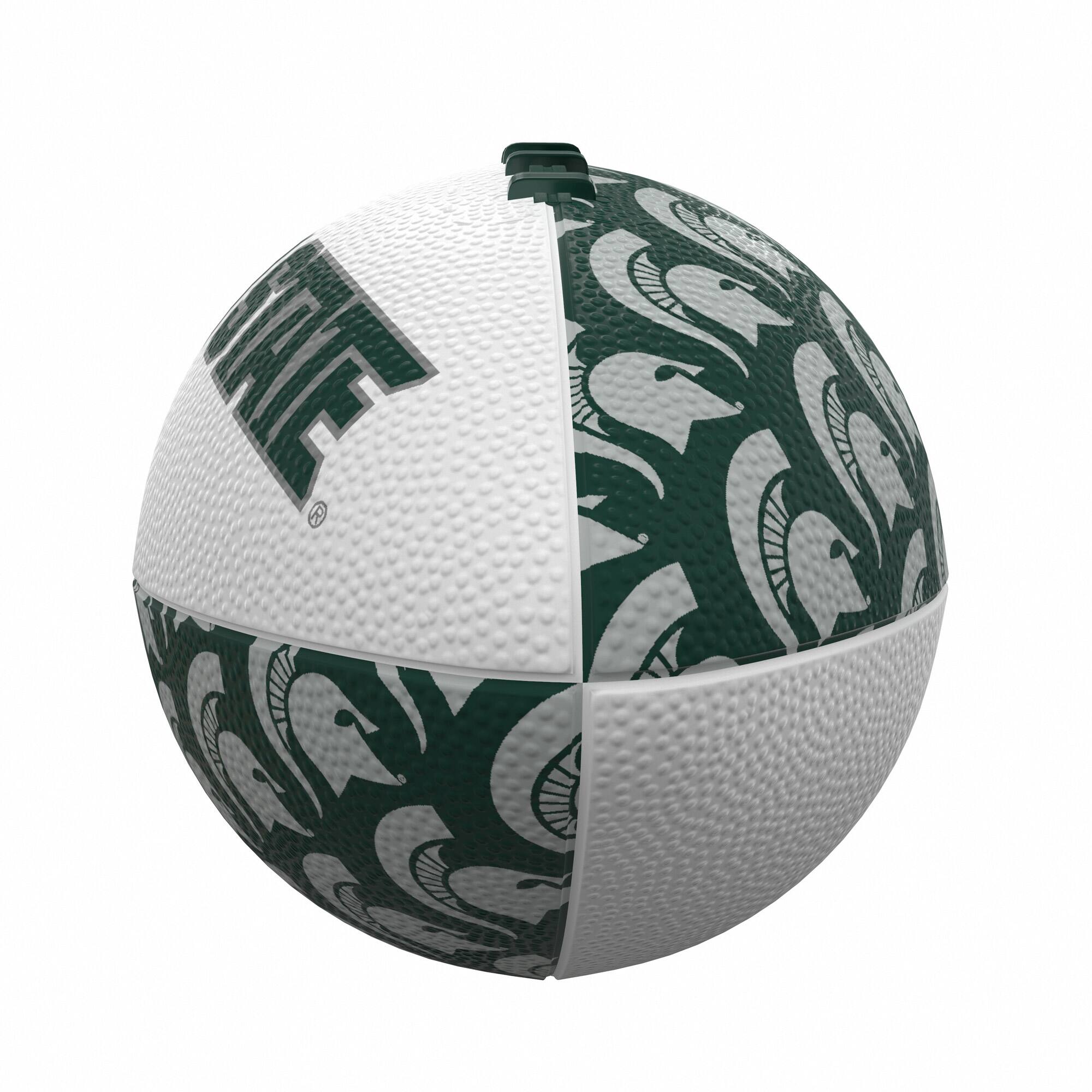 Alt View 2. Logo Brands - Michigan State Spartans Mini Rubber Football - Multicolor.