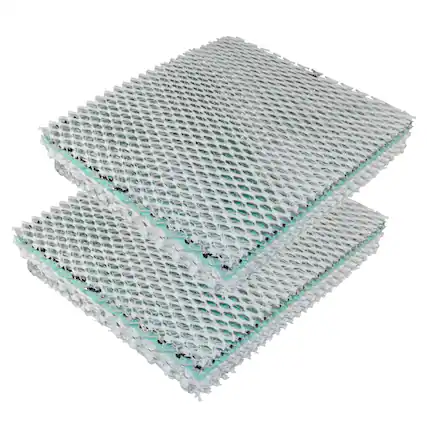 Front. HQRP - Humidifier Wick Filter Pads 2-Pack for Lasko 5000L 5000EC 6000 6000L - Replaces Aprilaire 10.