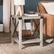 Alt View 19. Walker Edison - Farmhouse Metal Accent Side Table - Stone Gray.