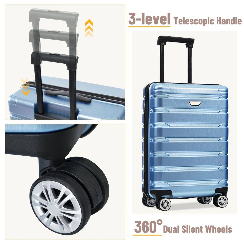 3-level Telescopic Handle

360° Dual Silent Wheels
