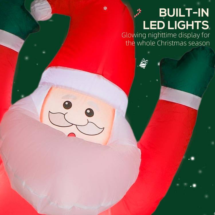 BUILT-IN LED LIGHTS  
Glowing nighttime display for the whole Christmas season