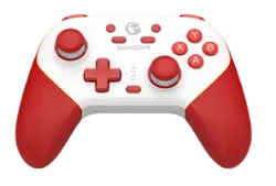 GameSir - Super Nova Wireless Gaming Controller Nintendo Switch & Switch 2/PC/iOS/Android, Hall Effect Stick/Trigger Charging Dock - Red/White - Front_Zoom