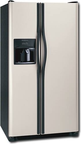 Angle Standard. Frigidaire - 22.6 Cu. Ft. Side-by-Side Refrigerator with Thru-the-Door Ice and Water - Silver Mist.