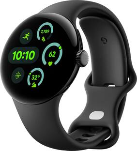 Google Pixel Watch 3 (45mm) Smartwatch with Obsidian Band LTE Google Pixel Watch 3 (45mm) Smartwatch with Obsidian Band LTE
