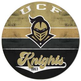 Jardine - UCF Knights 20'' x 20'' Retro Logo Circle Sign - Black