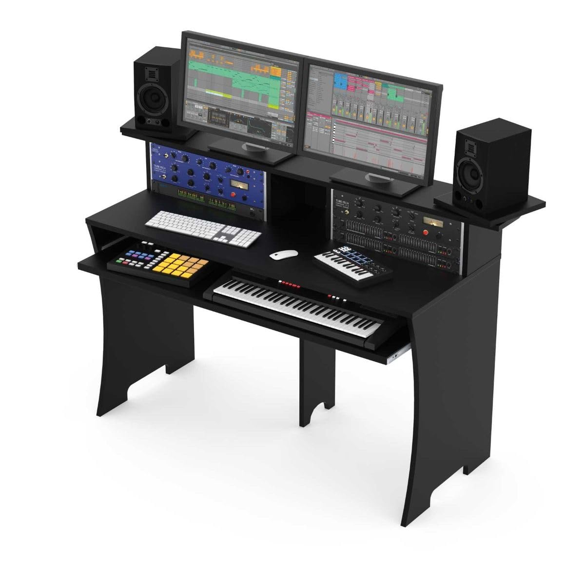 Alt View 7. Glorious - Glorious Workbench Studio Desk, Black - "NA".