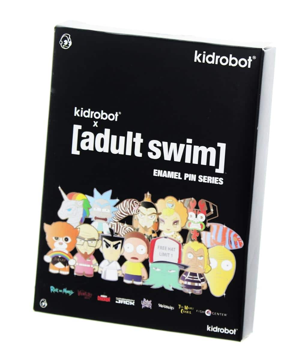 Kidrobot - Adult Swim Blind Bag Enamel Pin Series, One Random - Purple