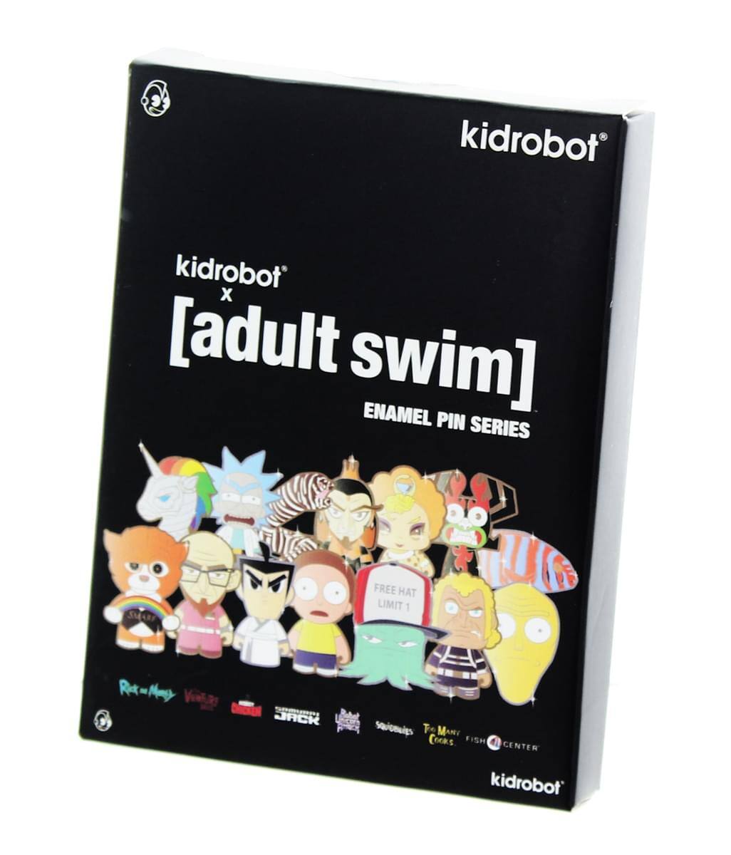 Kidrobot - Adult Swim Blind Bag Enamel Pin Series, One Random - Purple