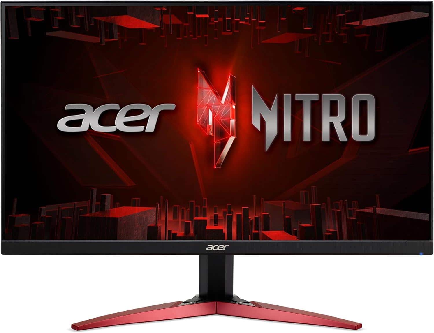 Acer - Refurbished Excellent - Refurbished Nitro KG271 EBMIIX 27" IPS Monitor 100Hz 1920x1080 1ms 400Nit - Black