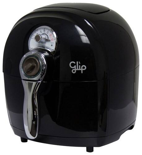 Front Standard. Glip - Oil-Less Air Fryer - Black.