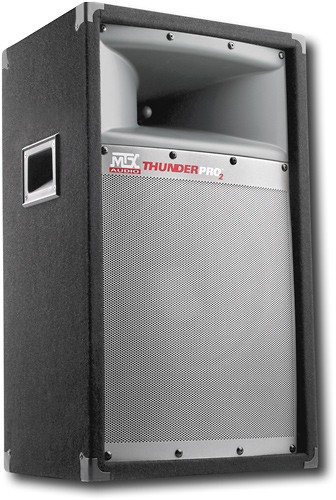  MTX - 12&quot; 2-Way Professional Loudspeaker (Each) - Black/Silver