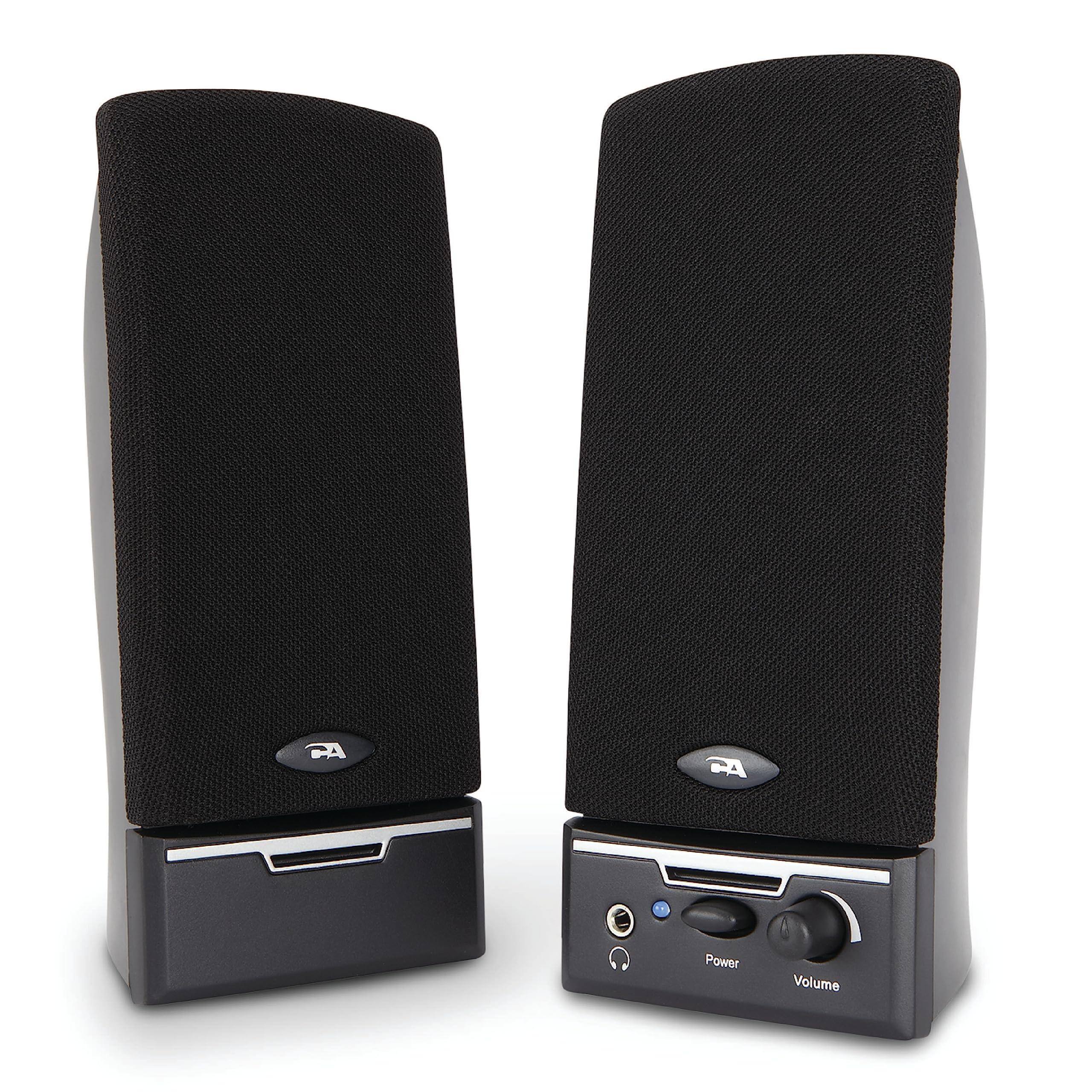 Cozy Serene - Ca-2014 Computer Speakers Full Stereo Sound Convenient Controls Easy Setup - AC