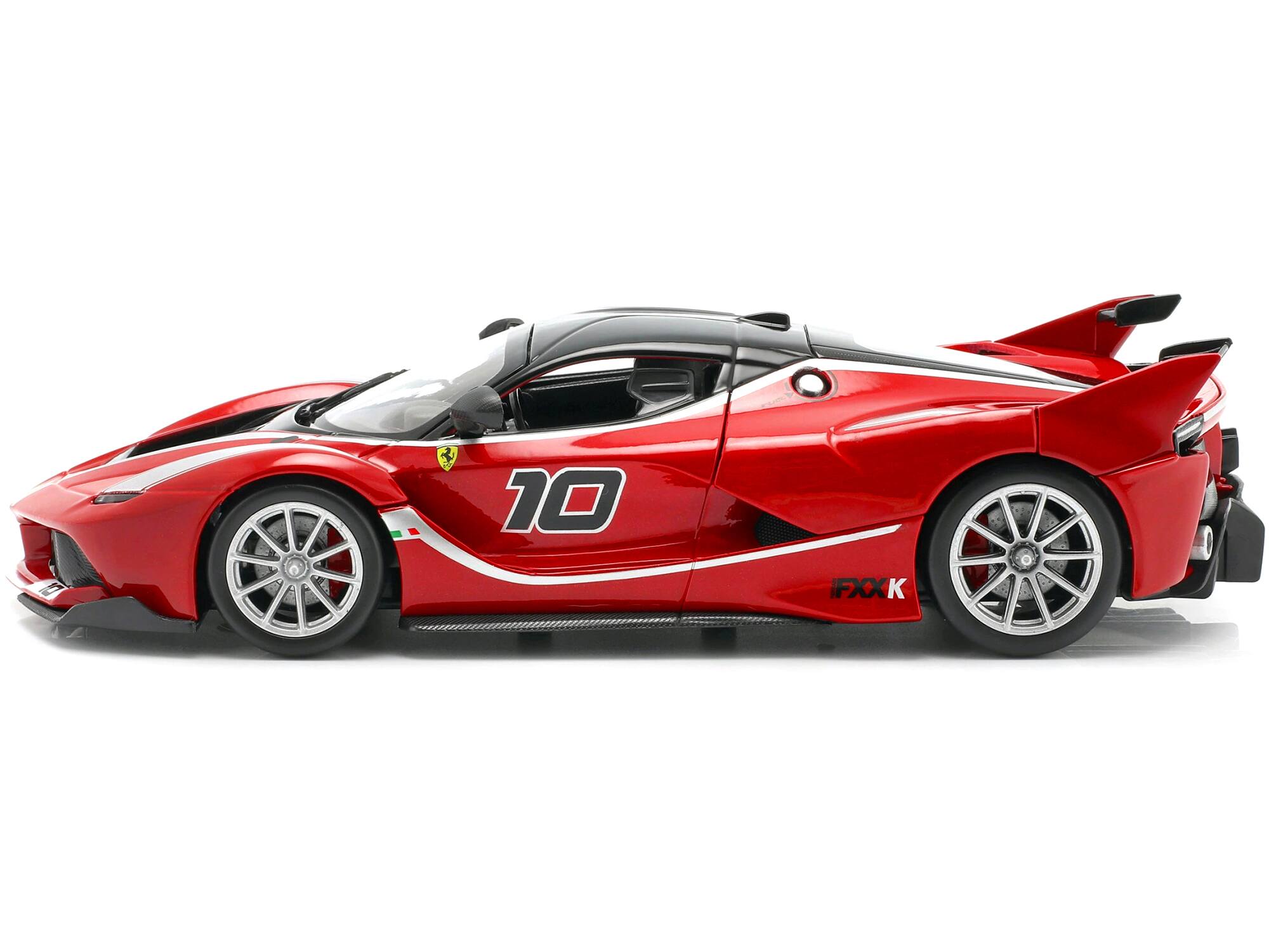 Alt View 3. Bburago - Ferrari Racing FXX-K #10 Red 1/24 Diecast Model Car by Bburago.