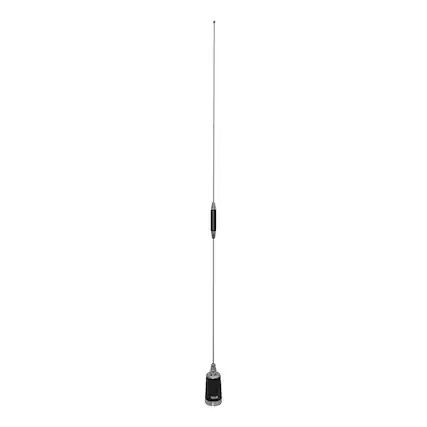 Front. Tram - Tram 1180 150-Watt Pretuned Dual-Band 144 MHz to 148 MHz VHF/430 MHz to 450 MHz UHF Amateur Radio Antenna - Silver.